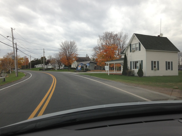 Montreal-Burlington. 22 октября 2013. Телефонофото.