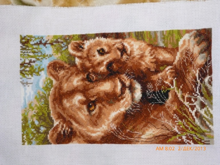 лвица и львенок от риолис