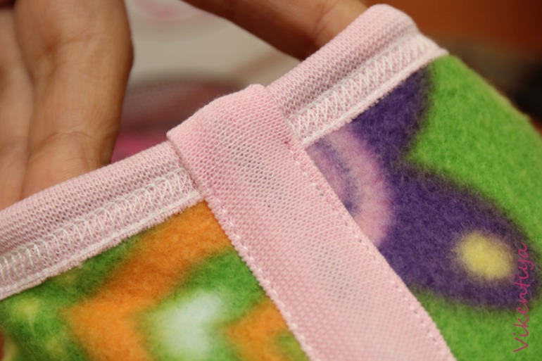 МК по пошиву простой жилетки из флиса.