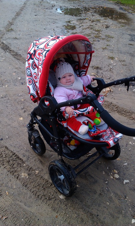 шапочка и шарфик "Божья коровка"