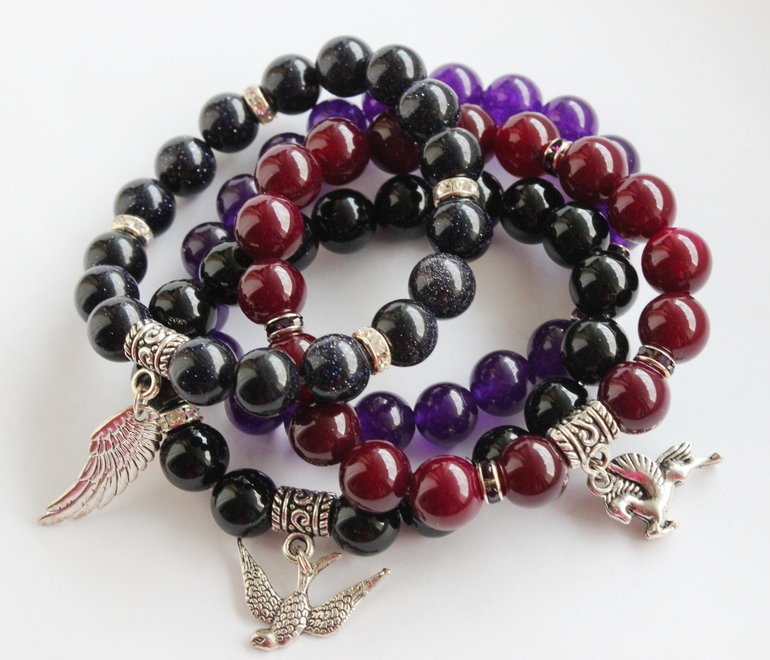 Комплект браслетов "Крылья"