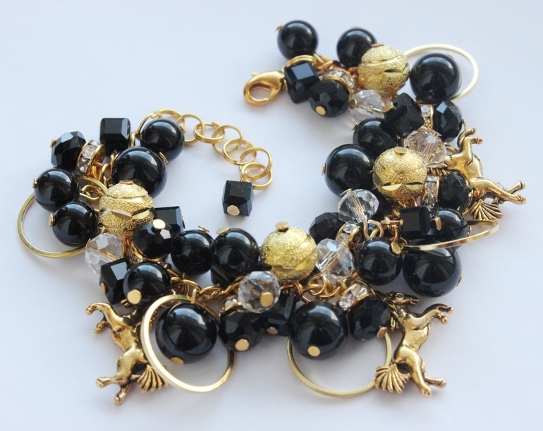 Браслет "Золотистая лошадка"