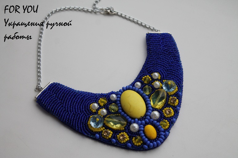 Мое творение колье Spring