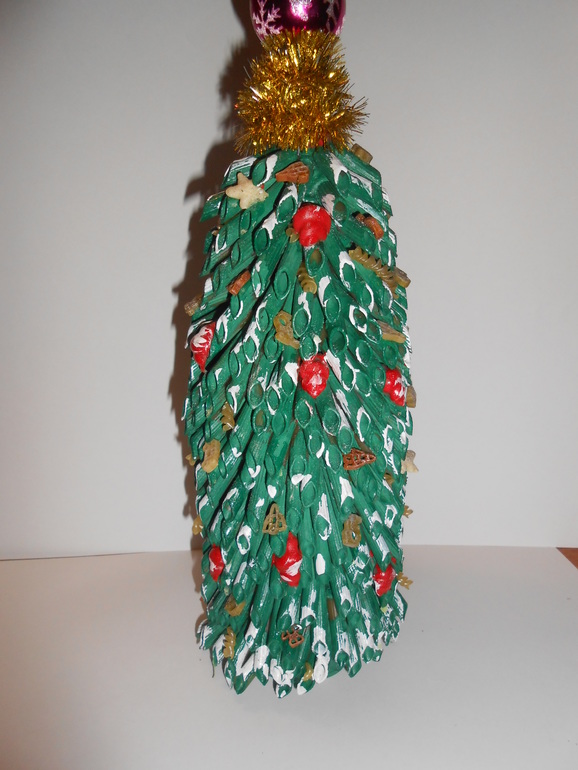 А эта наша поделка в детский сад на НГ