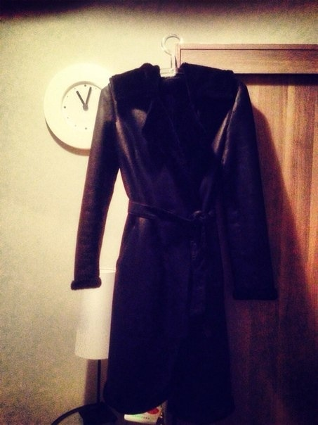 Красивая и теплая дубленка из Турции 19000р