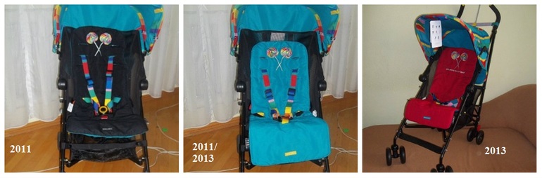 Maclaren Volo Candy Bar 2013 VS 2011