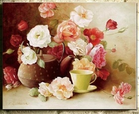 Цветы - нитки шелк или хлопок на выбор