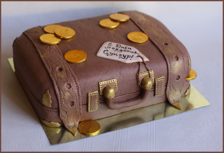 Чемодан с монетками