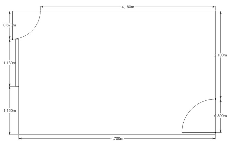 Как расставить мебель в узкой спальне