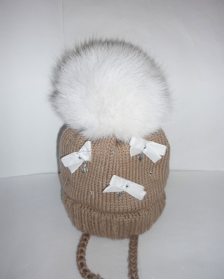 Помогите связать зимнюю шапку