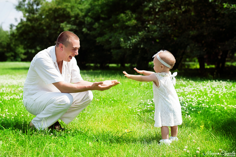 Первый день рождения Сашули!