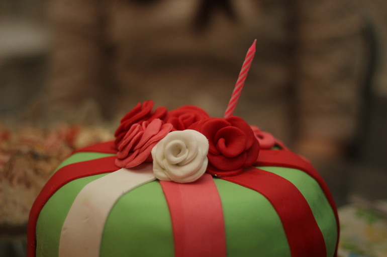 Второй тортик с мастикой