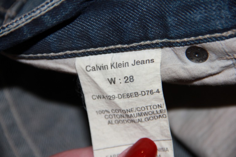 Новые джинсы Calvin Klein Jeans, 1800.