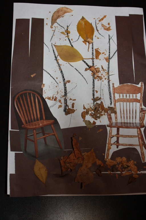 Опавшие листья - репродукция.