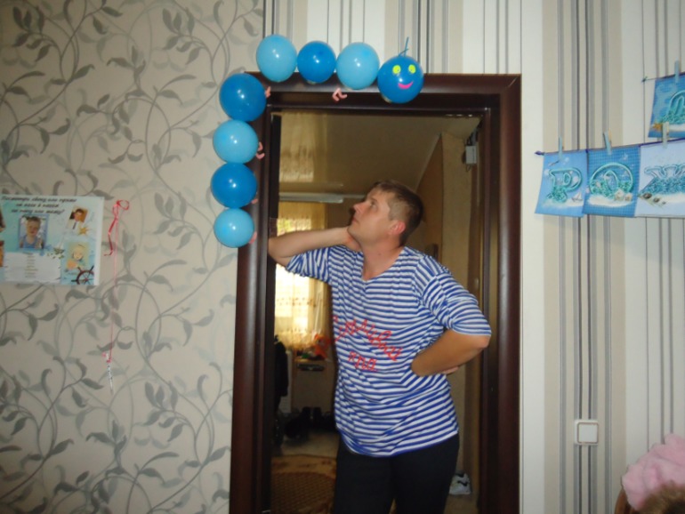 Первый день рождение нашего любимого морячка