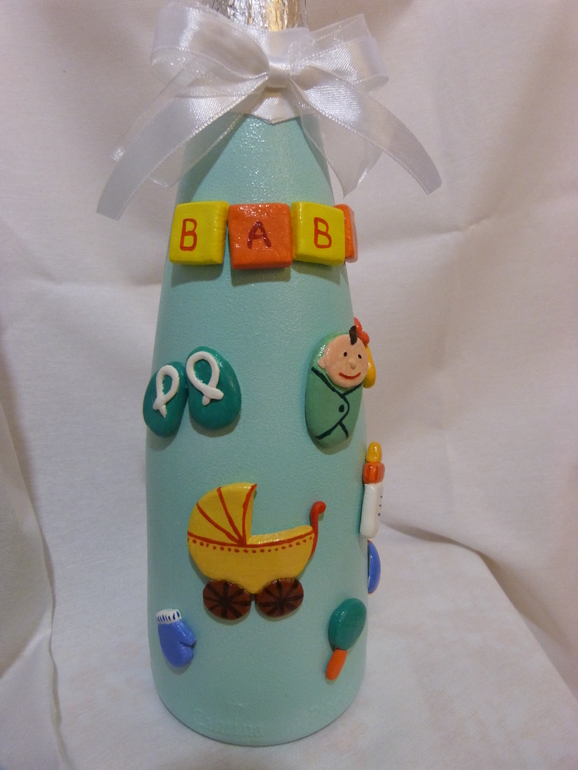 Шампанское в честь рождения малыша