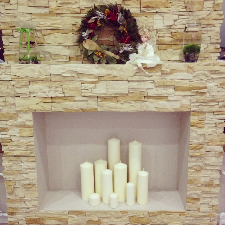 Фальш камины в интерьерах