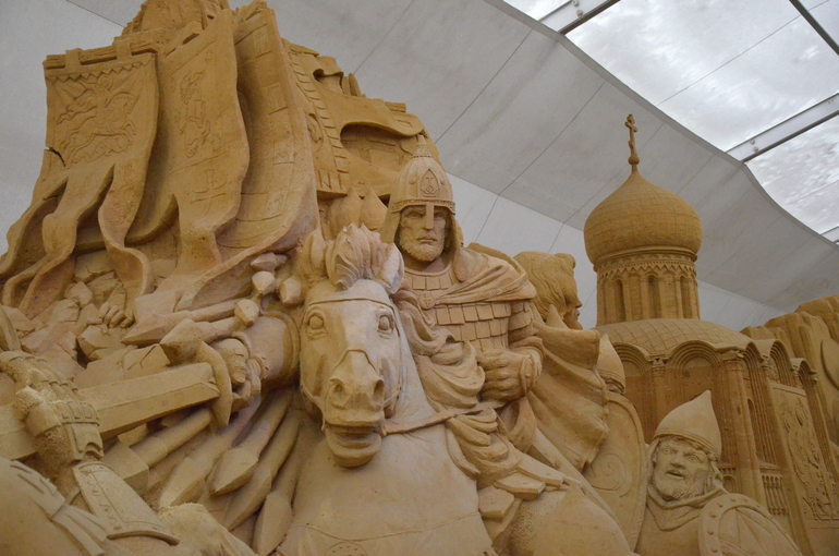 Выставка песчаных скульптур