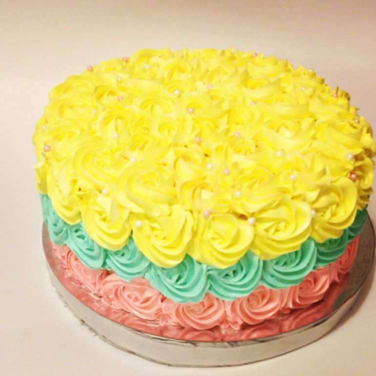 Торт в розах!