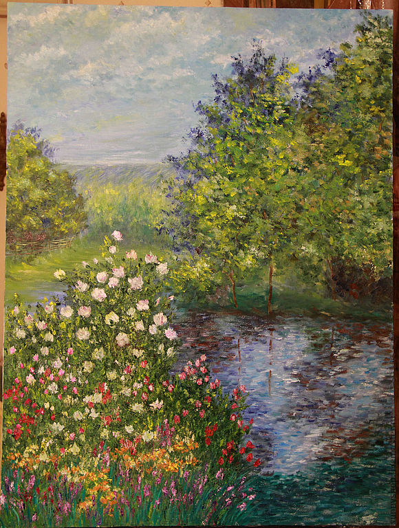 Работа по мотивам Моне