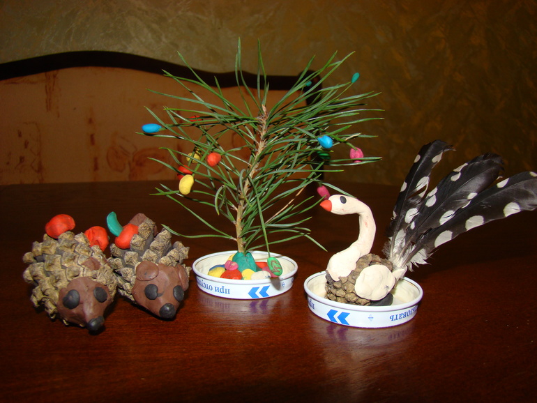 Поделки из леса))