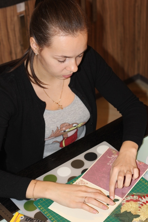 Отчет о МК по новогодним открыткам