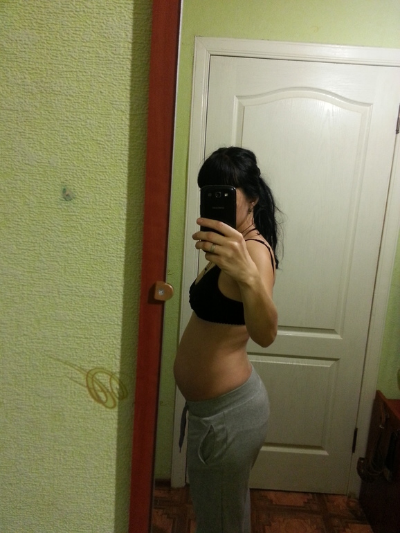 решила показать свой пузззз