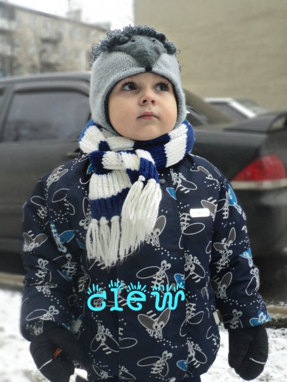 шапочка для сына)))