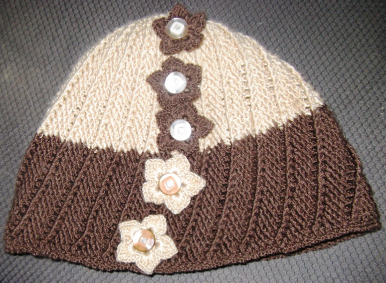 Контрасты - шапочка крючком