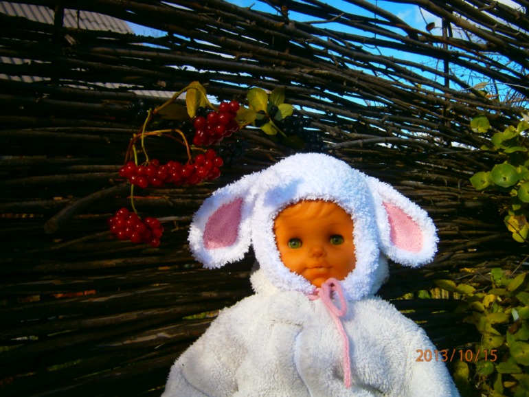 Шапка-зайка