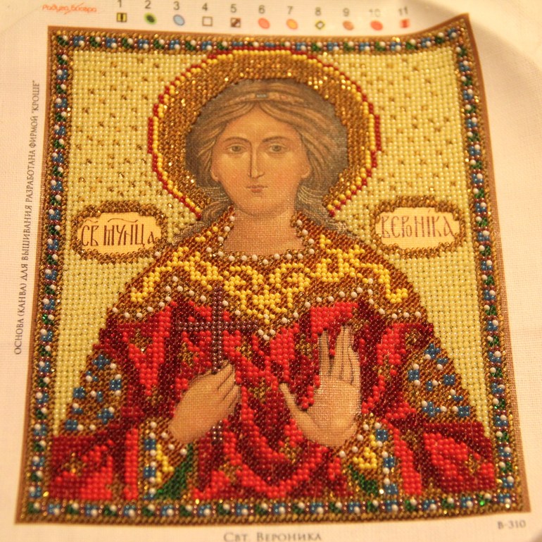 Первая работа бисером