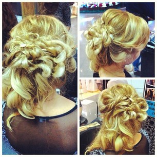 Прически на новогодние праздники!