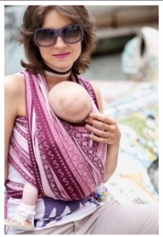 Слинг-шарф ELLEVILL ZARA TRICOLOR SUGAR 5,2 м