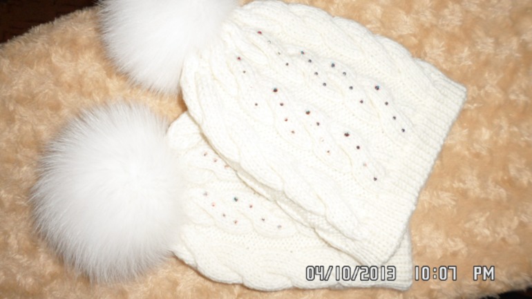Шапочки к зиме для дочки