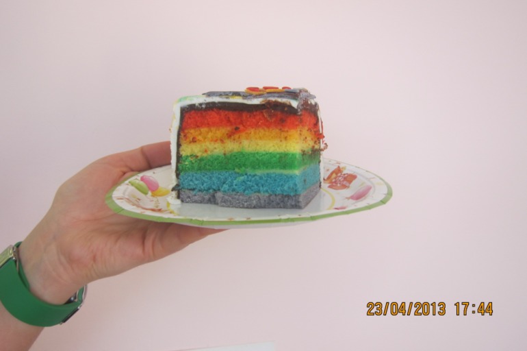 тортик по дороге с облаками)