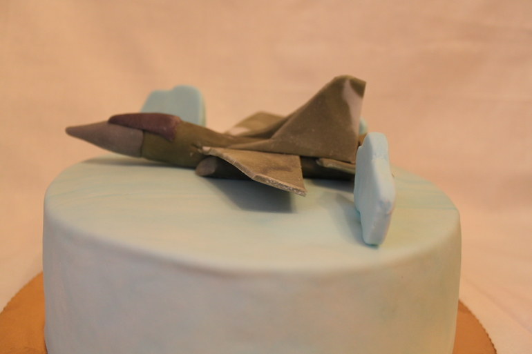 Торт с самолетом