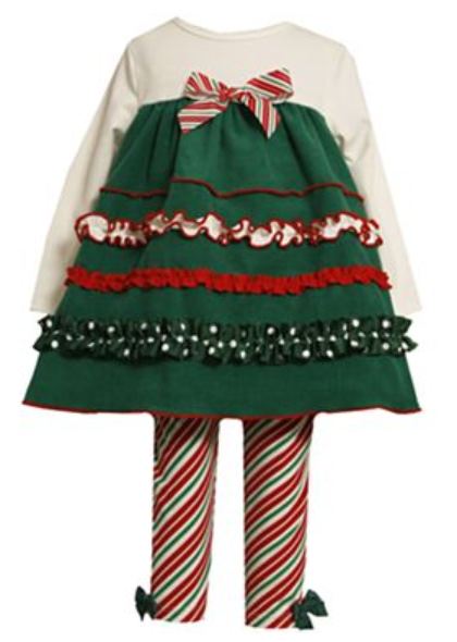 Новогоднее платье с легинсами, на 2 года