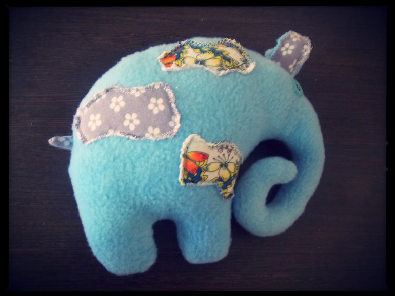 Флисово-облачный слоник-шуршалка...