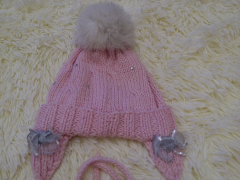 Шапочки на девочку на 12 мес.