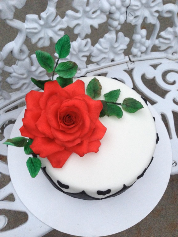 Работа над ошибками или тортик для мужчины с розой