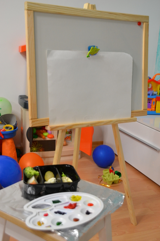 Рисуем овощами и фруктами