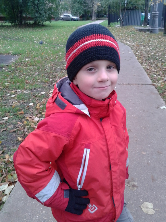 шапка сыну