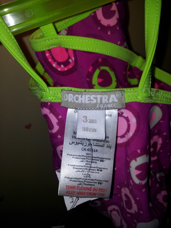 купальник на 98 рост 3 года orchestra Франция