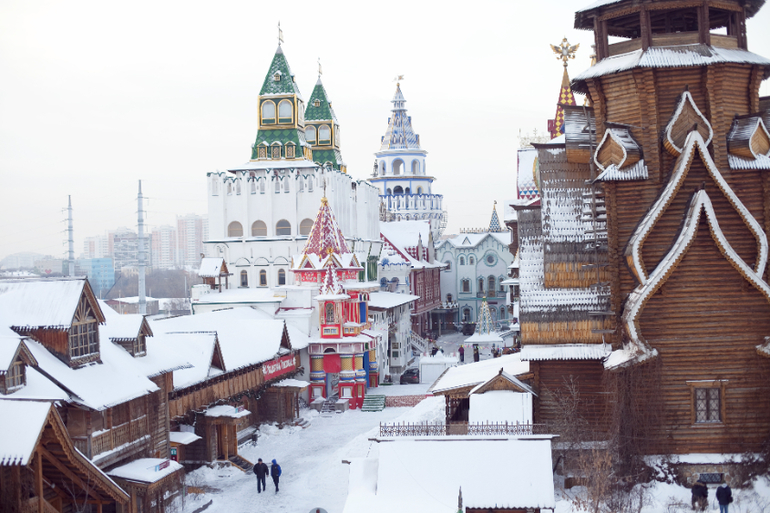 Измайловский парк зимой москва