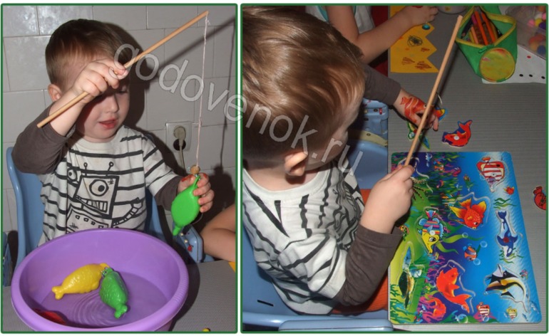 Поиграли с рыбками