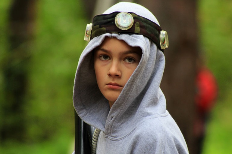 Как Дед Мазай детей выгуливал.