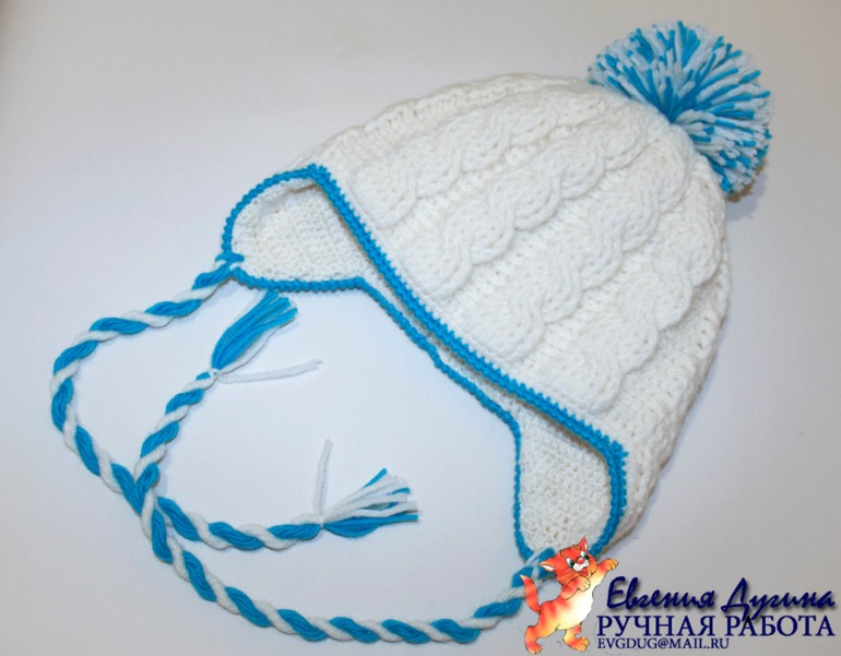 Шапочка с косами