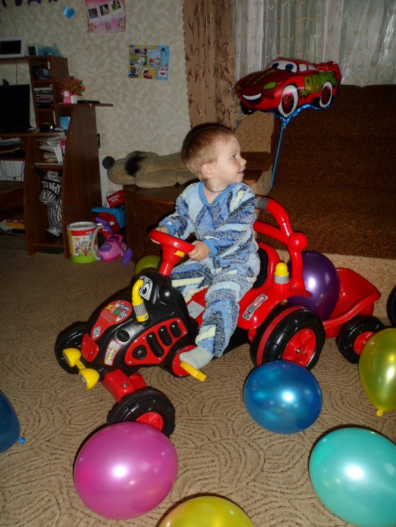 Утро уже двухлетнего мальчишки!!!