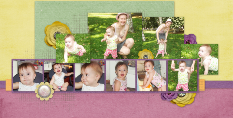 Продолжение в альбом о малышке для бабушек!