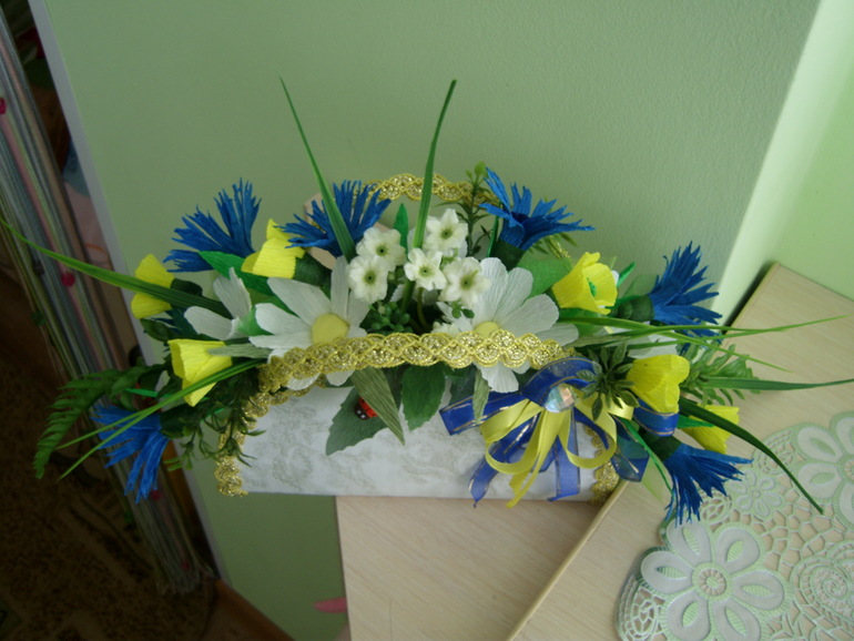 Сумочка с луговыми цветами